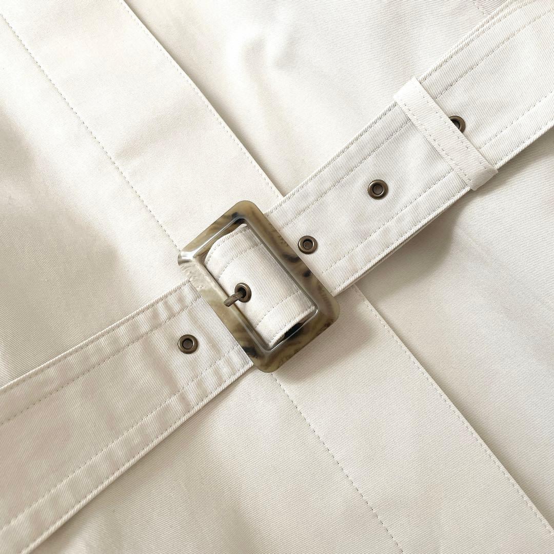 極美品⭐︎23区 キルトライナー付き ベルテッド ステンカラーコート 大きいサイズ