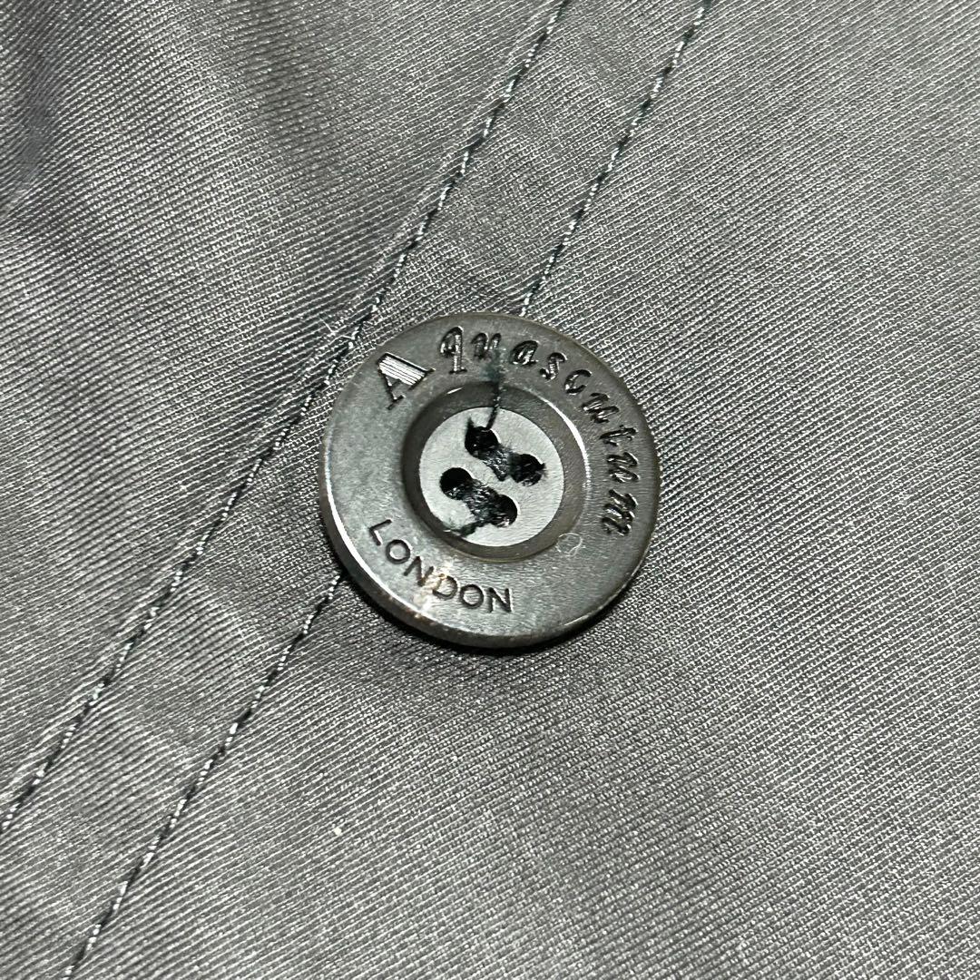 新品タグ付き　Aquascutum トレンチコート　ライナー　黒　ロング丈