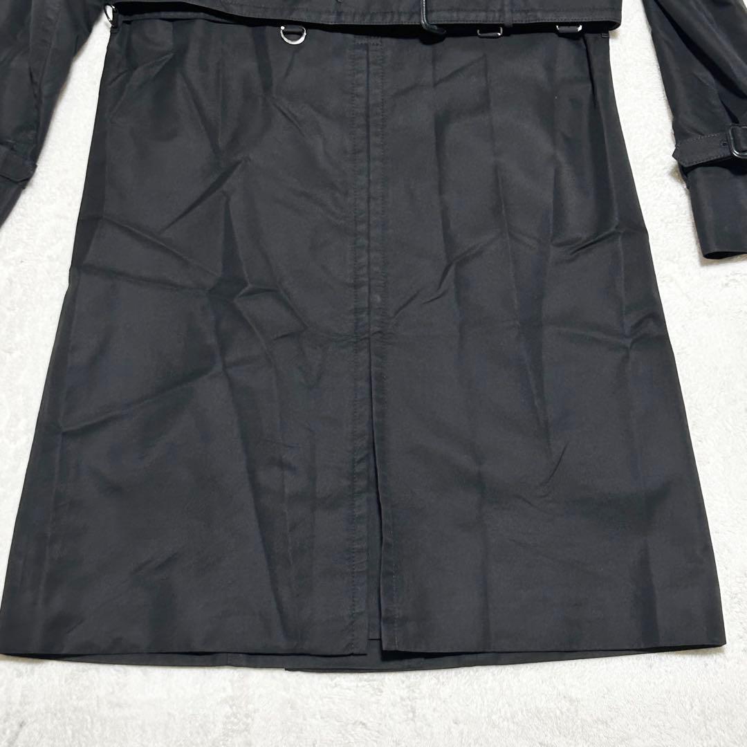 新品タグ付き　Aquascutum トレンチコート　ライナー　黒　ロング丈